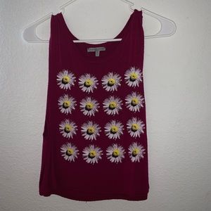 Pink Daisy Crop Top